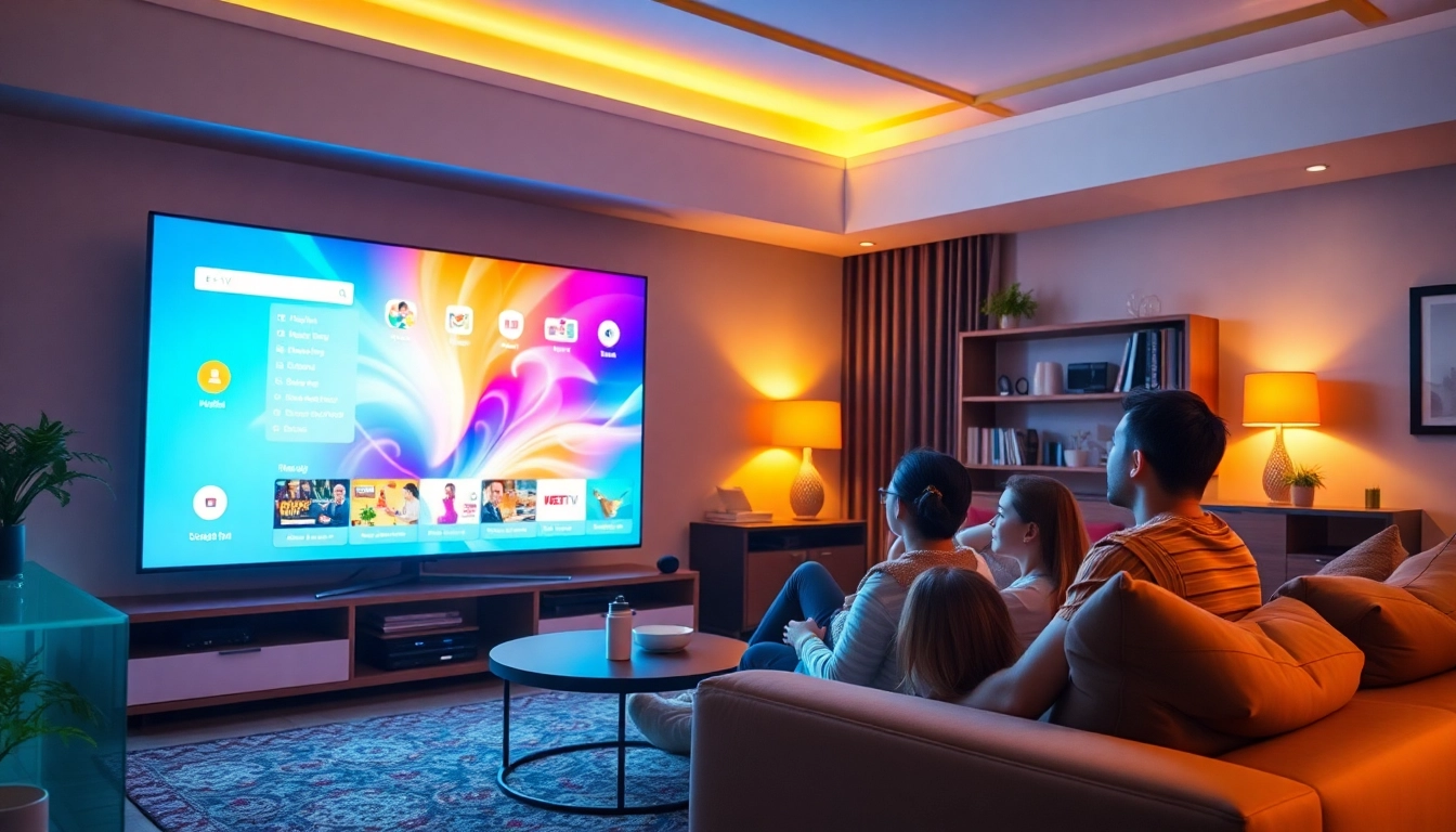 Enjoy an abonnement iptv to access a variety of channels in a cozy home setting.