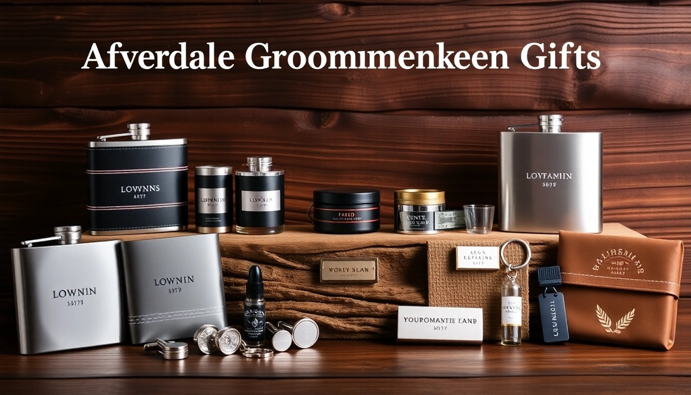 Browse affordable options for cheap groomsmen gifts like personalized flasks and elegant cufflinks.