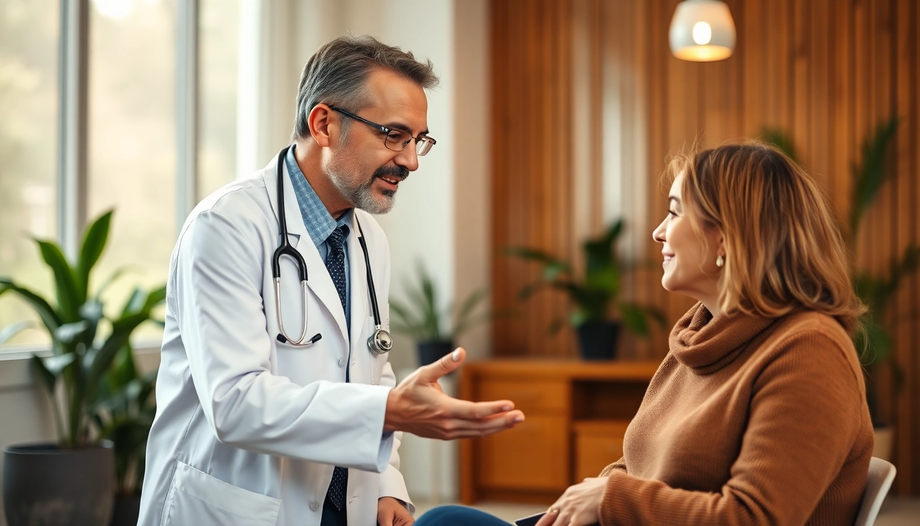 Concierge doctors Henderson NV providing personalized consultation in a welcoming medical office setting.