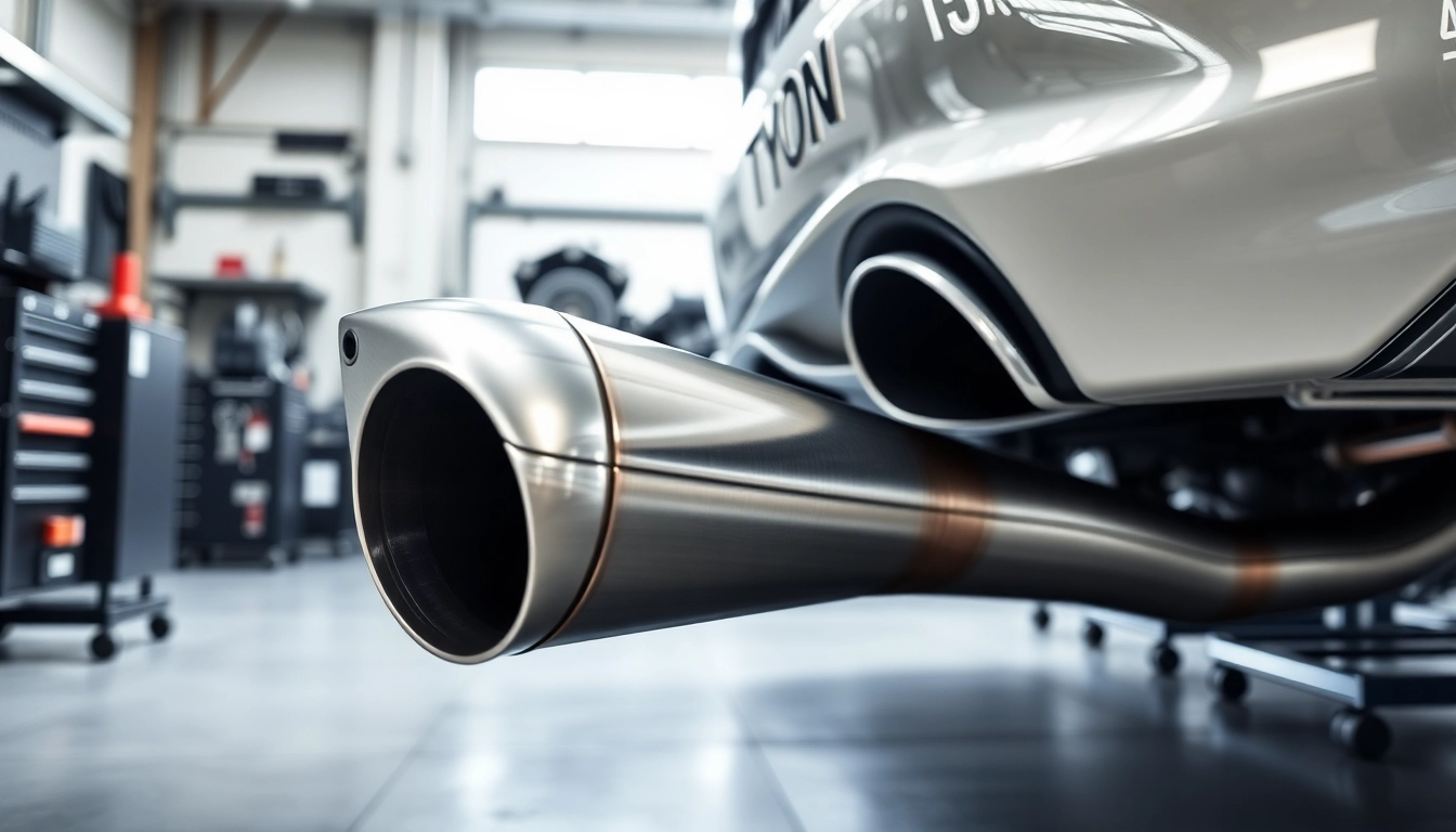 Showcase of catless downpipe n55 highlighting its sleek design and performance features.