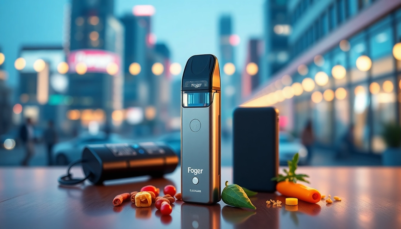 Explore the stylish Foger Switch Pro Pod with its vibrant design and transparent tank.