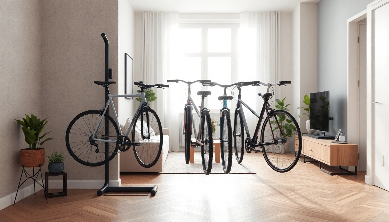 Optimize Your Space with a Space-saving Bike Rack for Urban Living