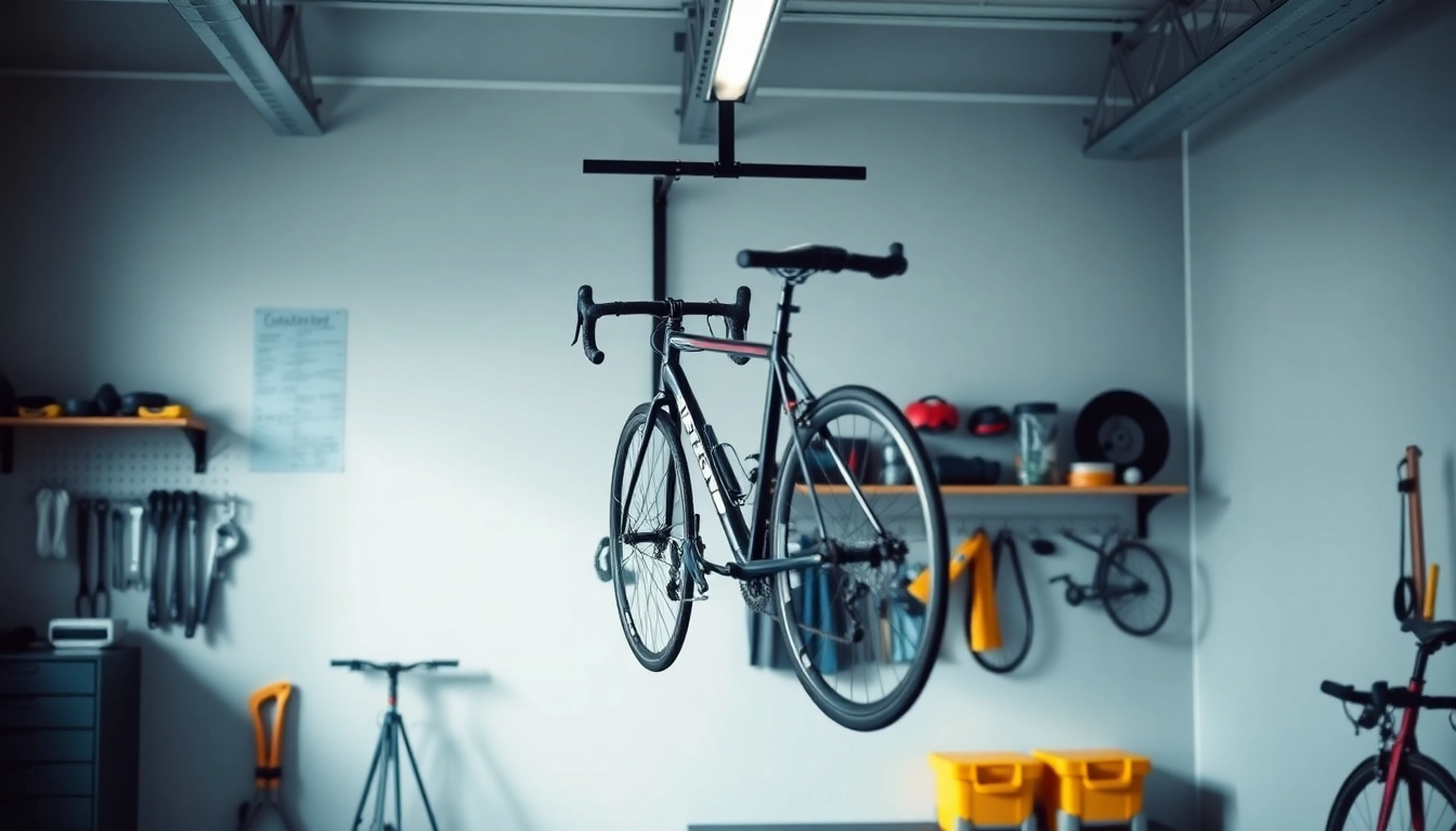Install a bike wall mount for an organized and stylish garage space.